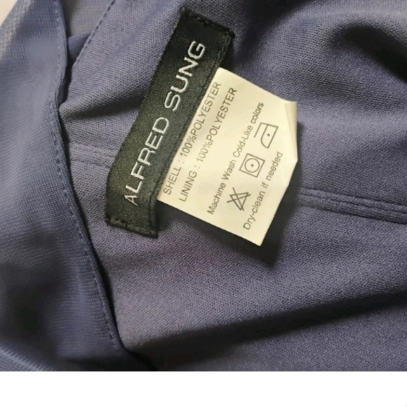 ALFRED SUNG Deep Blue Maxi Dress - Picture 8 of 12